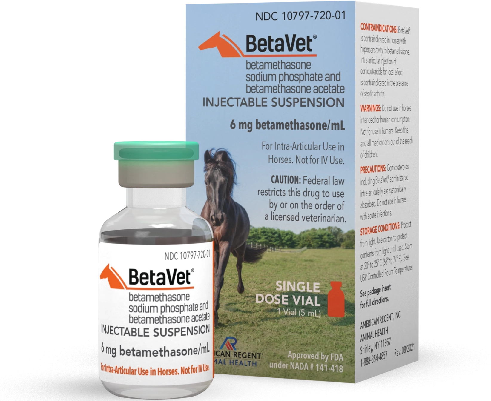 BetaVet® vial and box